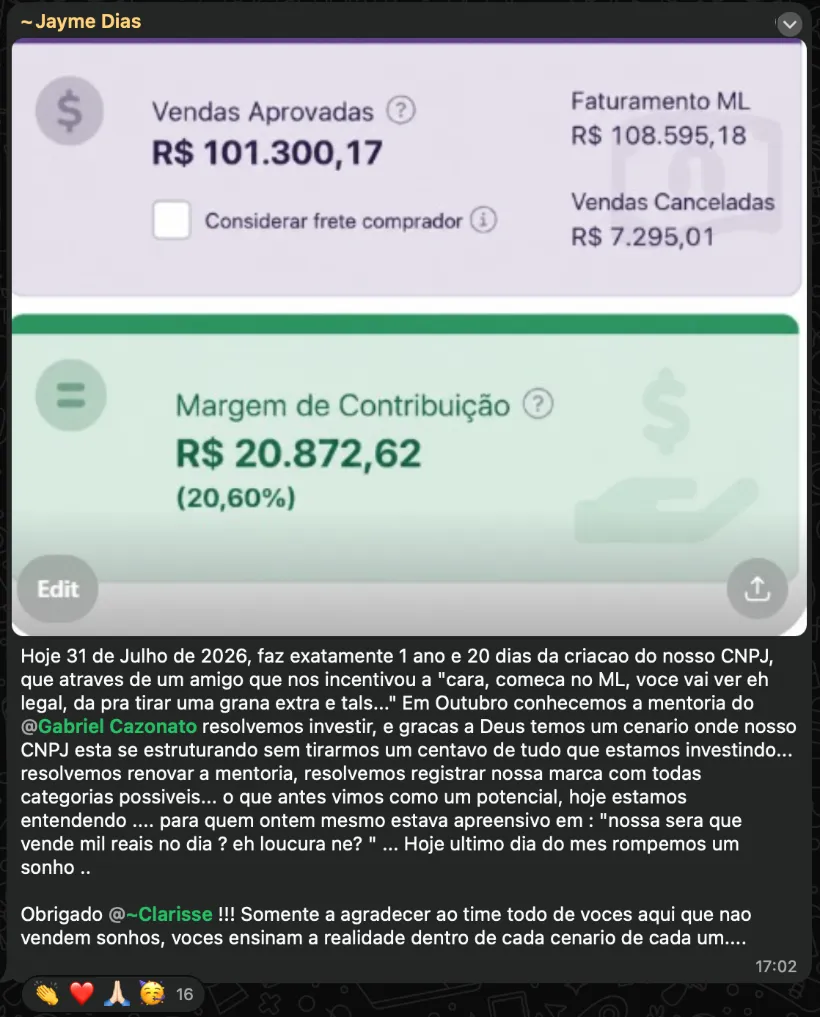 Print de resultado