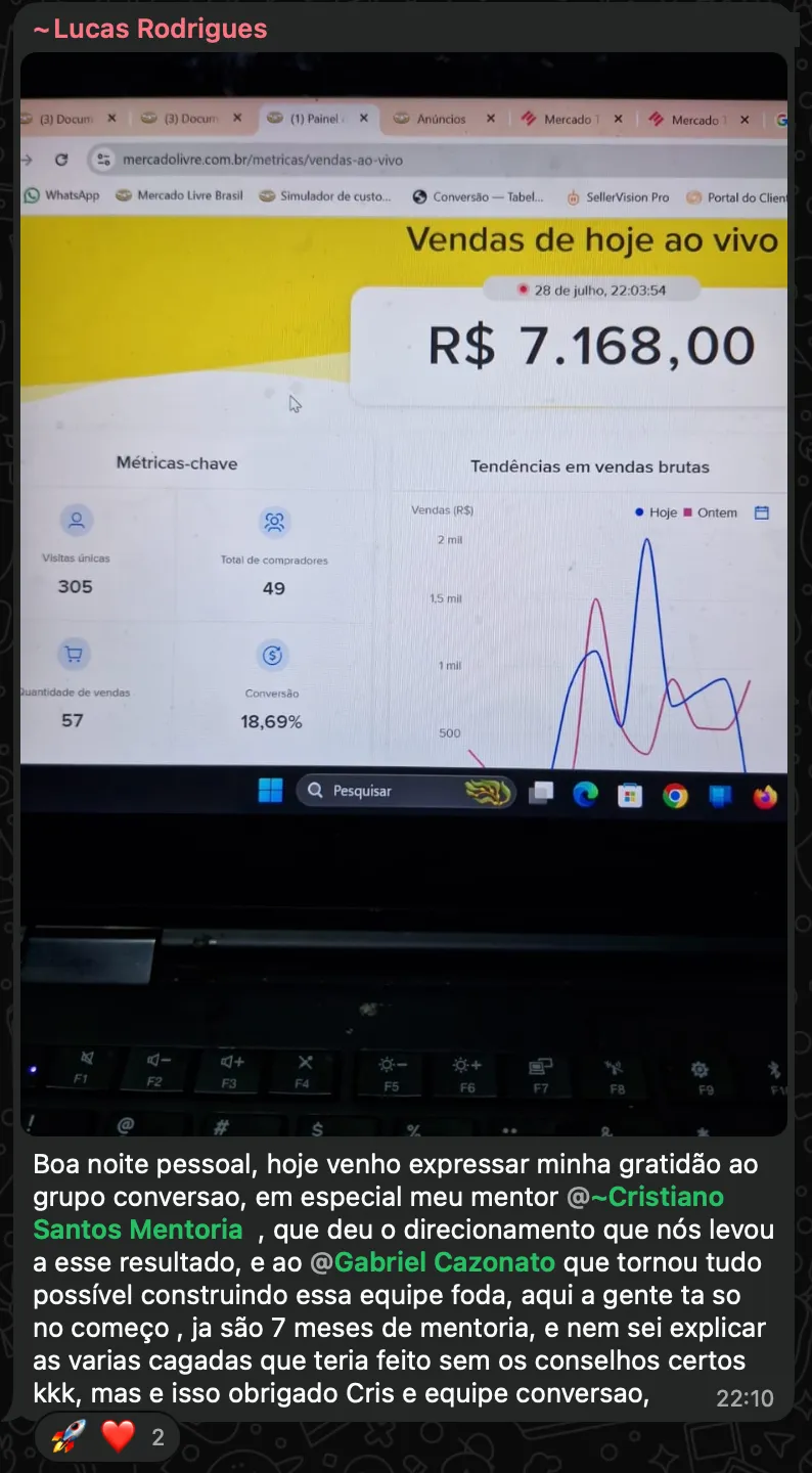 Print de resultado
